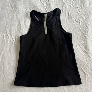 High neck align tank